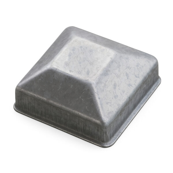 Square Galvanised Post Cap